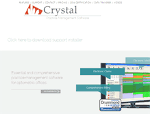 Tablet Screenshot of crystalpm.com